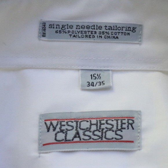 White Button Up Dress Shirt - Picture 5 of 7